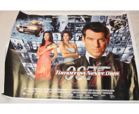 An original film poster - 007 James Bond "Tomorrow Never Dies", 32" x 42" 