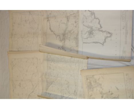 A selection of Cornish Ordnance Survey maps including the North Coast of Cornwall 