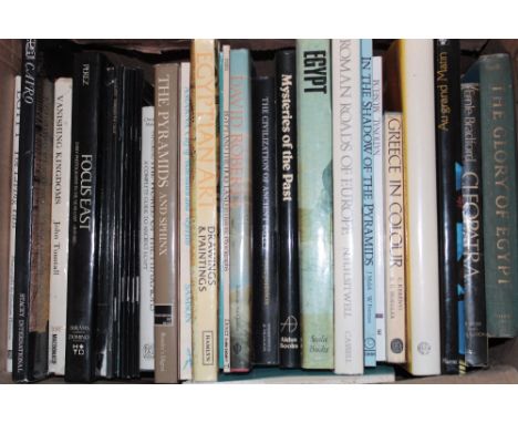 A large selection of Ancient Egypt related volumes including Howard Carter - The Path to Tutankhamun, The Magic of Obelisks, 