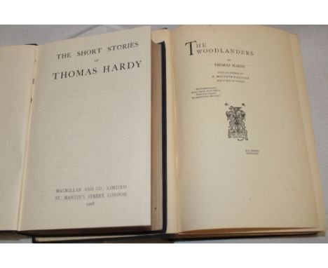 Hardy (Thomas) The Short Stories, 1 vol, first edition 1928, and The Woodlanders 1896 (2) 