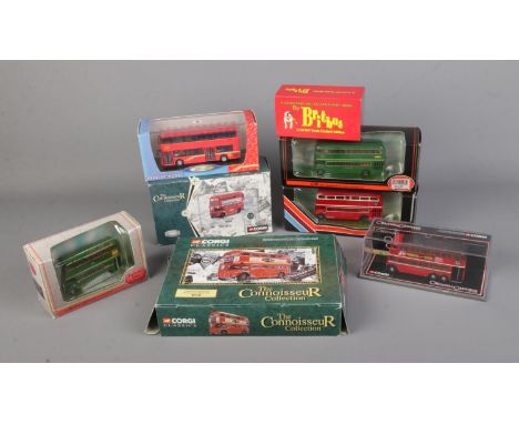 A collection of boxed diecast vehicles to include Britbus, Corgi Connoisseur, Exclusive First Editions, etc.  