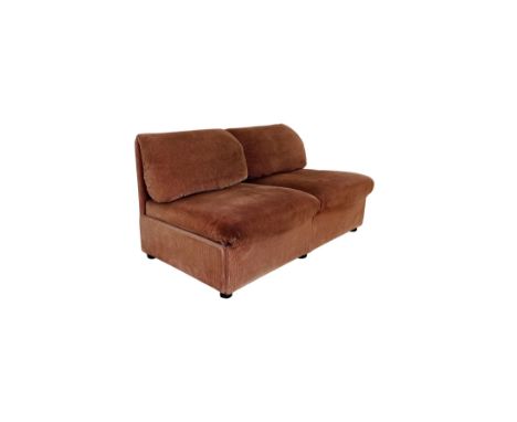 Two seater sofa Produced by Cassina, 1980s Defect of tapestry cm 72x135x69