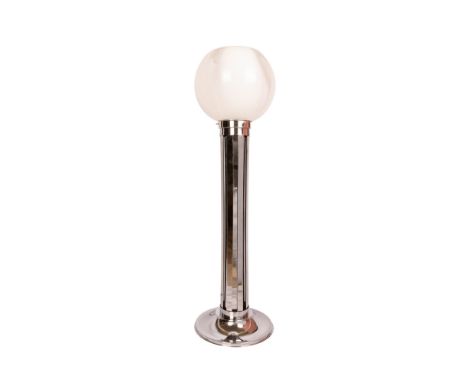&nbsp; Floor lamp with blown glass diffuser, frame and steel base height&nbsp;cm 118
