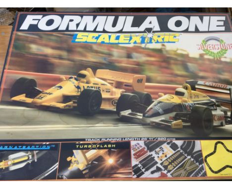 Scalextric, boxed, Formula one Silverstone set, no cars - NO RESERVE