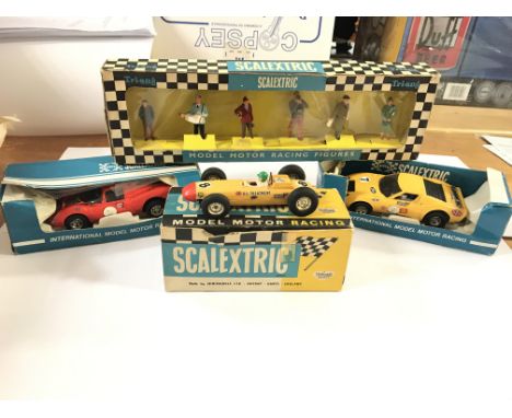 A collection of vintage Scalextric.(4)