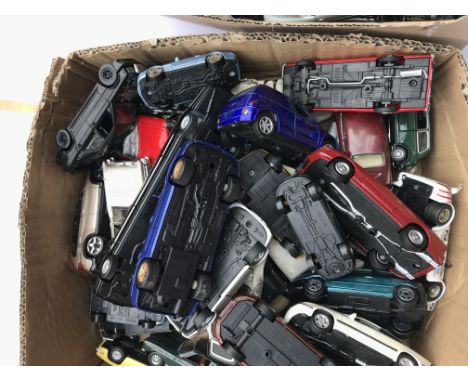 3 boxes of unboxed model cars including Solido,DelPrado,etc (3)