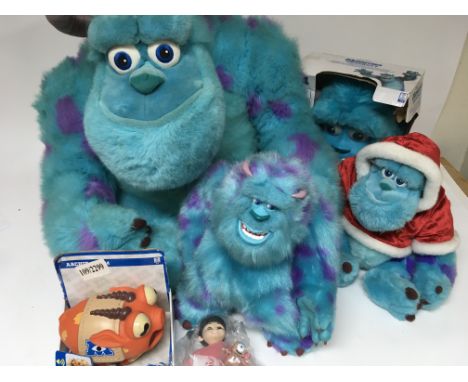 A collection of Disney Pixar Monster Inc toys.(6) - NO RESERVE