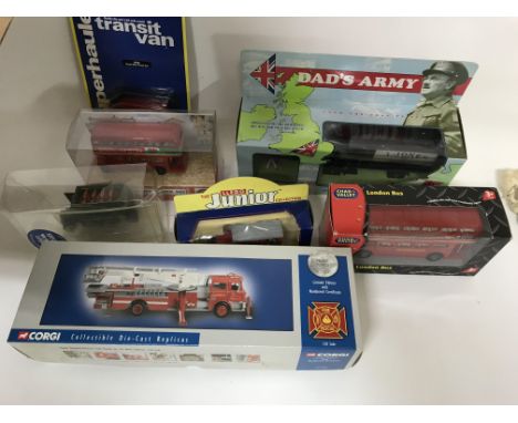 A collection of model toys including corgi and chad valley - NO RESERVE