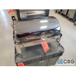 Stainless steel roll top chafing dish, with plastic storage tub