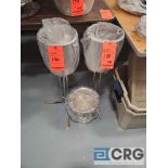 Lot of (3) ass't stainless steel ice buckets