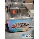 Portable 3 foot reach in ice cream freezer