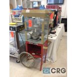 18 inch portable,popcorn cart