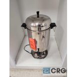 Lot of (3) stainless steel coffee makers