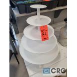 5 tier steel cupcake stand