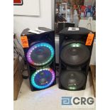 Lot of (2) Edison Professional M-7000 powered speakers