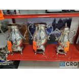 Lot of 3 asst samovars