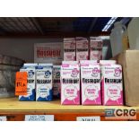 Lot of (56) cartons Flossugar cotton candy mix