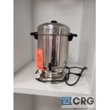 Lot of (3) stainless steel coffee makers