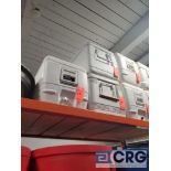 Lot of (3) asst 100 quart coolers