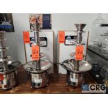Lot of (2) Sweet Fountain chocolate fountains