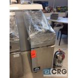 American Range stainless steel portable 2 basket frialator, propane converted