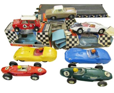 Go Kart Bleu Scalextric – Réf K1 – Modèle De Course Vintage Angleterre