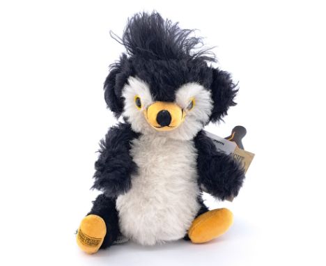 Merrythought Punkie Cheeky Bear Little Penguin, LE 87/100, alpaca, with swing label certificate, Excellent Plus to Near Mint,