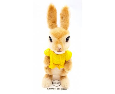Steiff Beatrix Potter Mopsy Bunny, white tag 355196, LE 2000, 2018, mohair, with certificate, Excellent Plus to Near Mint, mi