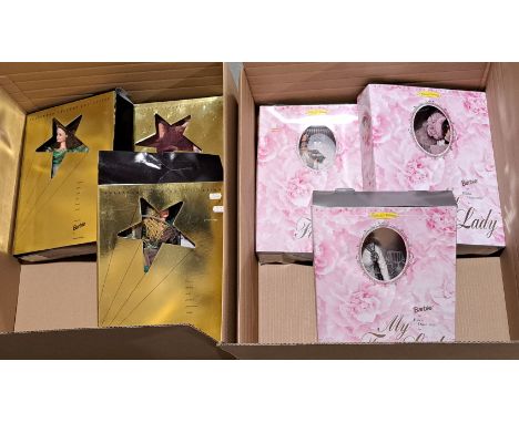 Mattel collection of boxed Barbie dolls, including: # 15497, #15501, #15500, #12997, #12815, and #12045; unchecked for comple