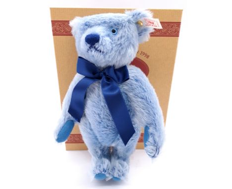 Steiff The Three "B" Bears Belgian Beach bear, Belgian Exclusive, 1998, white tag 658037, LE 1500, mohair, certificate, Excel