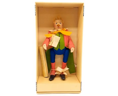 Steiff Noso Clown 1911 replica felt figure, white tag 412042, 1995 LE 1200, within Good box, swing label (some stains), certi