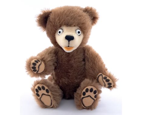 Steiff Clifford Berryman QVC exclusive teddy bear, blank button (overrun likely bought at a Steiff company outlet store), mis