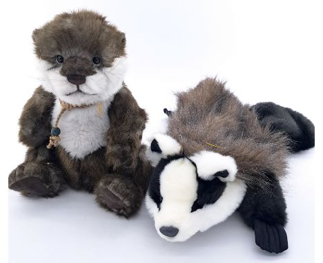 Charlie Bears pair, including: (1) Splish Splash otter, CB631481, 2013, LE 1963/2000, plush, with swing label certificate, 12