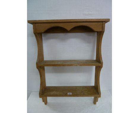 Pine hanging plate rack shelf