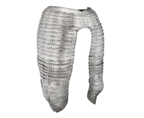 THE FAULD, CULET AND TASSETS OF A CUIRASSIER'S THREE-QUARTER ARMOUR, CIRCA 1620-30, PROBABLY FLEMISH  comprising fauld of fiv