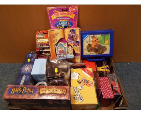 A good mixed lot of mint toys and games to include Harry Potter, Flintstones, Star Wars, Postman Pat and much more, unused in