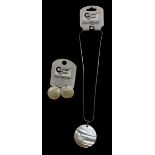12 x Genuine Mother of Pearl Necklace and Earing Sets L 11b