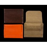 50 x Slim Real Leather Mini Card Holders In Various Colours RRP £8