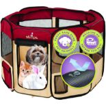 Zampa Puppy Pop Up Portable Playpen For Dog and Cat L18b