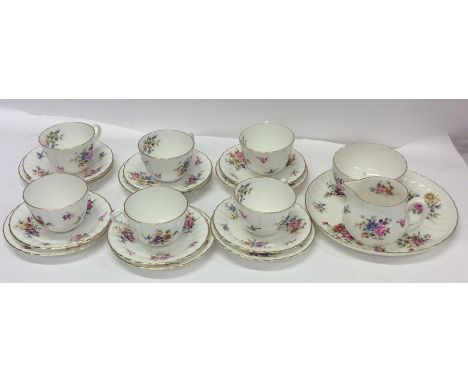 A Royal Worcester decorative part tea service. Est. £30 - £50.