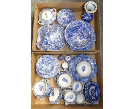 Copeland Spode dinner and tea ware including lidded tureen, fruit bowls, cups and saucers, dinner and side plates, etc. (2)