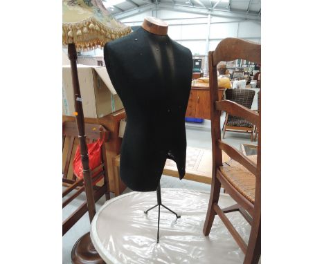 A vintage dressmakers dummy