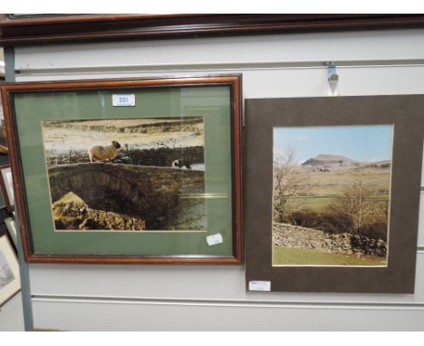 Two vintage photo prints of local interest