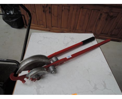 A pipe bender