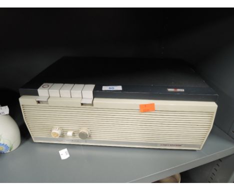 A vintage Stellaphone reel to reel tape recorder