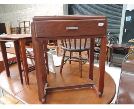 A vintage telephone or bedside table