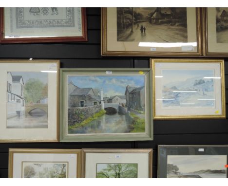 A selection of vintage original art works