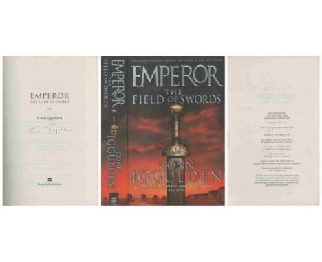 Conn Iggulden signed paperback book titled Emperor: The Field of Swords, Edition: First Edition. Published: 2005, 536 pages. 