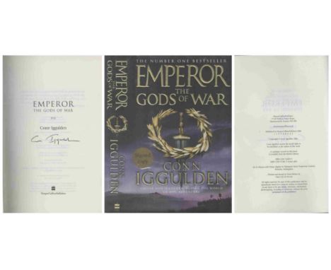 Conn Iggulden signed hardback Jack Seelve book titled Emperor: The Gods of War, Edition: First Edition. Published: 2006, 437 