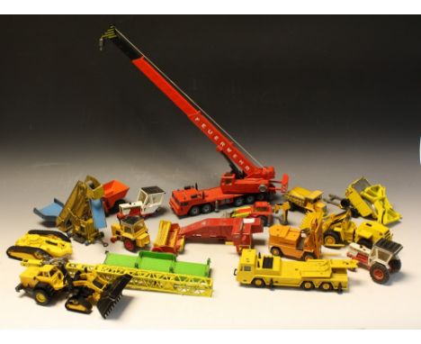 Die-Cast Vehicles - industrial and agricultural vehicles, including NZG Models JCB digger, JOAL 215 fork lift truck, Siku 401